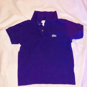 Lacoste Purple Polo Size 3T
